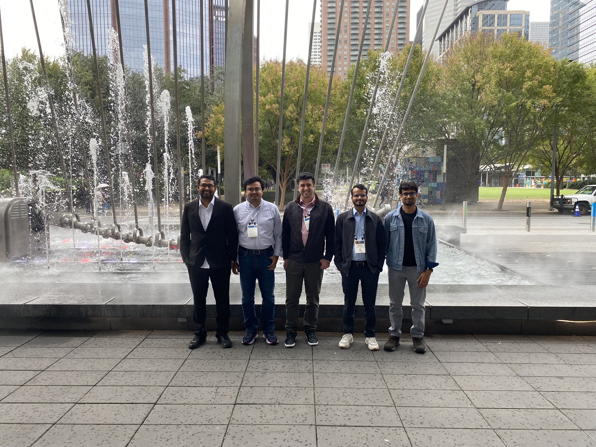 Group photo of FSU-FAMU CTML team at APS-DFD 2025